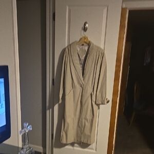 JF J.Ferrar Women's Beige Leather Coat